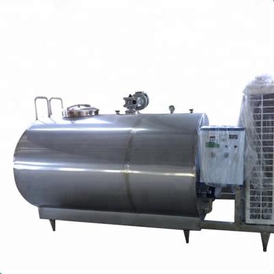 China 2000L Horizontal Beverage Milk / Milk Cooling Tank , 2000L Milk Cooler for sale