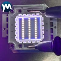China 405nm UV Led Module Impresora 3D uva Curing COB 30W 60W 90W 365nm 395nm lámpara en venta