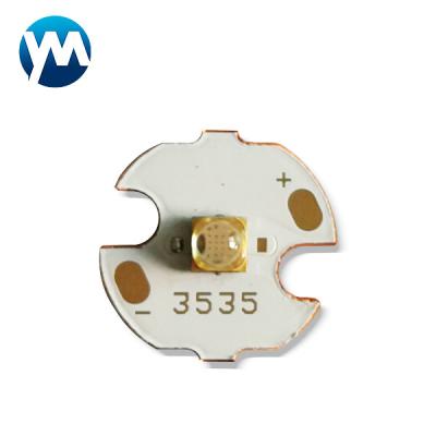 China UVdickes kupferblech lED SMD 3W LED Quarz Chip-16mm für UVled Kurieren zu verkaufen