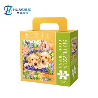 China Factory Sale Non-Toxic Custom Price Dog 3D Puzzle Interesting Animal Puzzle For Kids Adults for sale