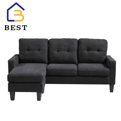 China New design modern design 3 seater sofa fabric style modern living room fabric sofa sets for apartment for sale