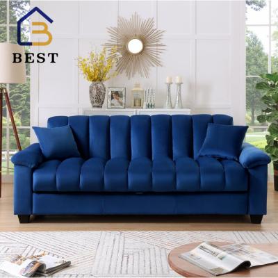 China Sofa Bed Divan Living Room Sofa Cum Adjustable Universal Bed Combinations Fabric Convertible Sofa (Other) for sale