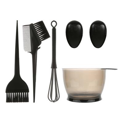 China Styling Barber Salon Hair Dye Brush Pick Dye Comb Agitator Ear Bowl Hair Dye Kit 5 Pieces for sale