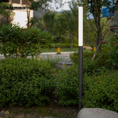 China Savia Aluminum Waterproof Bollard Light 18w IP54 Aluminum Waterproof Garden Post Lamp 1.8m Lawn Landscape Garden Outdoor Led Street Light for sale