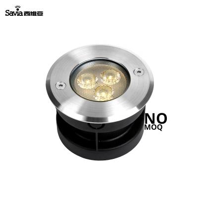 China Garden Savia 3w Ip68 Stainless Steel Outdoor Led Underwater Light For Pool Fountain Hotel for sale