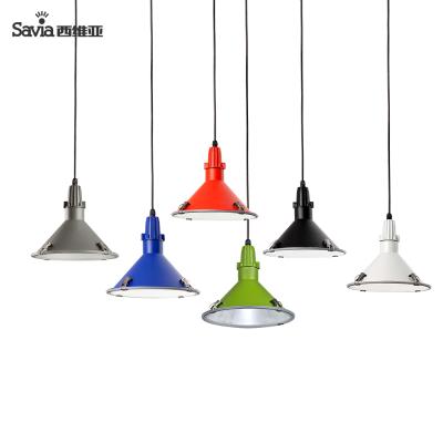 China Modern Colorful Aluminum+glass Savia E27 Aluminum And Glass Home Decoration Indoor And Outdoor Pendant Light IP44 Waterproof 40W Hanging Lamp for sale