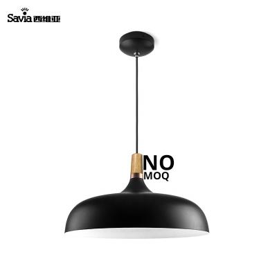 China Dining Room / Indoor Savia Led Ceiling Lamp E27 Max.40W Aluminum Modern Pendant Lighting Pendant Lamp Home Decorate Black And White Hotel Pendant Light for sale