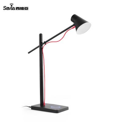 China Savia PC+Iron 5W 3000K Table Lamp 5W 3000K Modern Residential Indoor Office/Hotel Study Touch LED Desk Lights Dimmable Sensor Switch Reading Lamp for sale