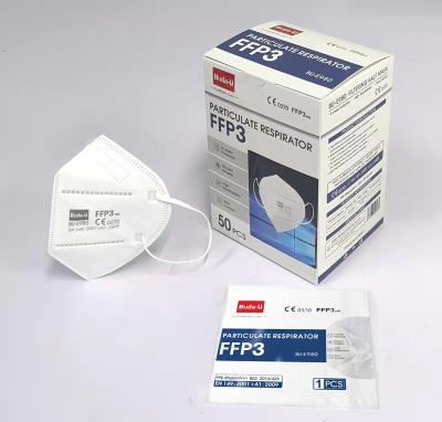 Chine Respirateur du masque FFP3, masque protecteur jetable de la CE FFP3 NR 50Pcs/Box à vendre