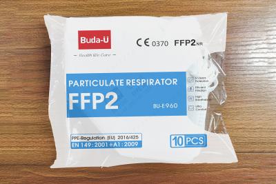 China CER 0370 und FDAs nichtgewebter Gesichtsmaske-Partikelwegwerfrespirator, schützender Respirator FFP2 mit Earloops zu verkaufen