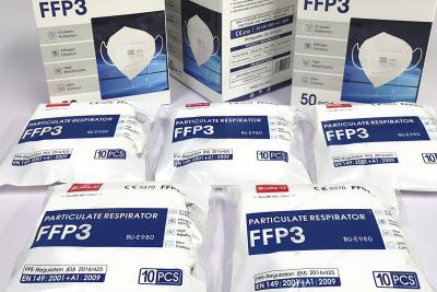 China FFP3 Particle Filtering Half Mask , Breathable FFP3 Particulate Respirator , Excellent Packing Design for sale