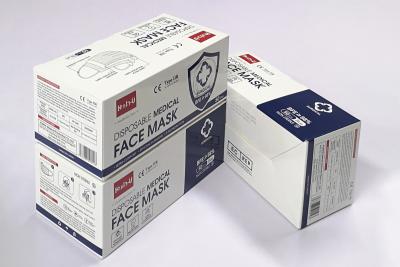 China Hospital de Buda-U mascarilla de 3 capas, mascarilla quirúrgica disponible, mascarilla protectora, azul operativo de la Uso-luz en venta