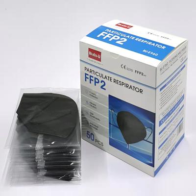 China BU-E960 Disposable Nonwoven Face Mask , CE 0370 FFP2 NR Particulate Respirator Mask High Filtration And Breathable Mask for sale