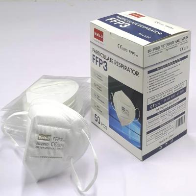 China NonWoven Fabric Face Mask , Disposable Face Mask , FFP3 Dust Mask , FFP3 Particulate Respirator CE0370 , FDA for sale