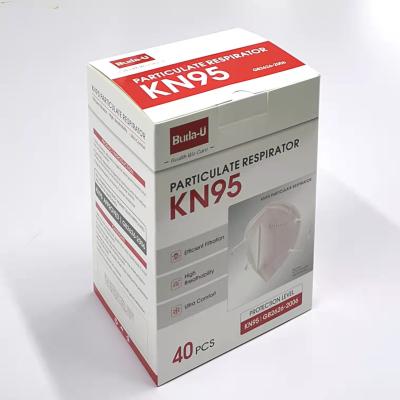 China Nichtgewebter Gesichtsmaske-Partikelrespirator KN95 Earloop, CER u. FDAs KN95 Schutzmaske mit EUA autorisierten zu verkaufen