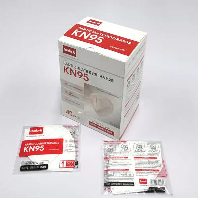 중국 EUA Approved Disposable KN95 Respirator Mask 5 Layers 판매용