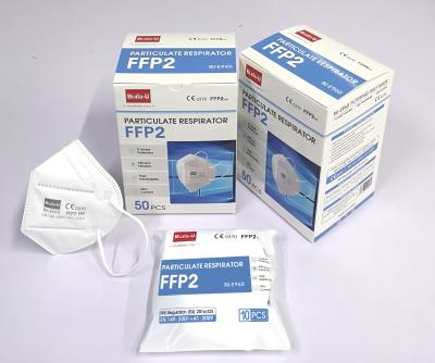 China Máscara disponible blanca del respirador de la mascarilla del gancho FFP2 con la certificación del CE y el registro del FDA en venta