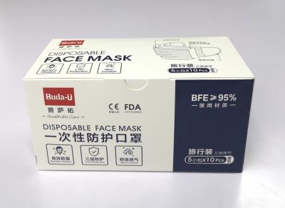 China Beschikbaar Earloop het Gezichtsmasker van buda-u, Vlak Beschermend Gezichtsmasker 3 Lagen, Medische Niveaubescherming YY0969-2013 Te koop