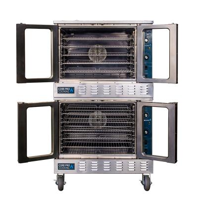 China Bakery Commercial  Bakery Ovens pizza oven double stack gas convection oven for sale