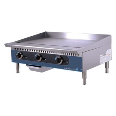 China Restaurnts / Hotel / Catering Gas Griddle / Kitchen Equipment Gas Teppanyaki Counter Top Flat Plate Commercial griddle for sale