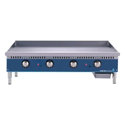 China Restaurnts / Hotel / Catering Commercial bbq restaurant kitchen stainless steel Griddle cooking griddle gas for sale