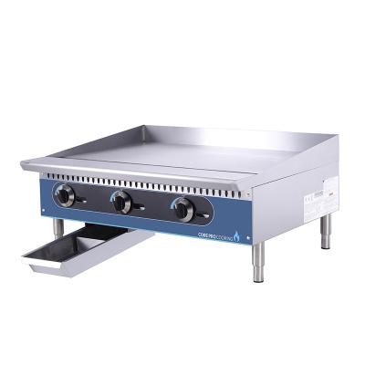 China Restaurnts / Hotel / Catering Economical Commercial Flat Stainless Steel Gas Flat Grill Griddle Plate 36