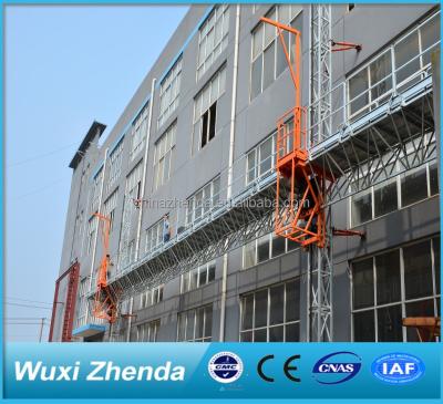 China Building Facade Cleaning NEW Factory Sell Mast Working Platform Construction Climbing Platform for sale