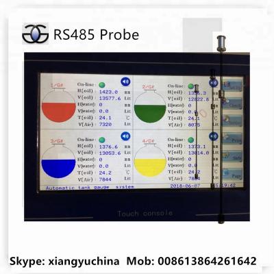 China tank level sensor Guihe gas station fuel tank level gauge /magnetostrictive diesel storage tanks ATG level monitor system / diesel tank level sensor for sale