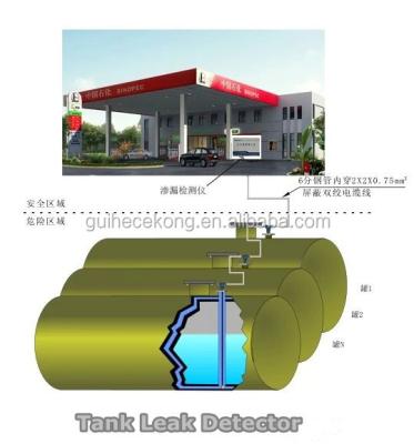 China Liquid level sensor gas station fuel tank pipe monitoring system with leak sensor for sale