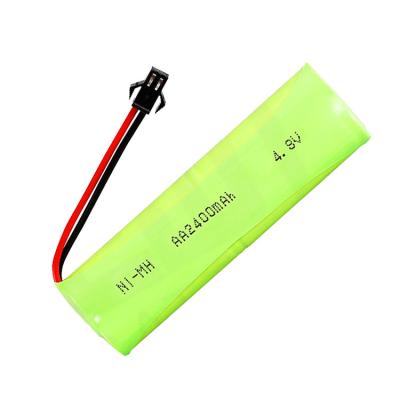 China NIMH Bateria de hidreto metálico de níquel AA Tamanho 4,8v Bateria 2400mah à venda