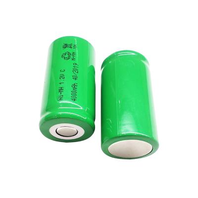 China C-grootte Ni-Mh batterijcel 3000mAh Ni-Mh 1.2v 4000mah batterijpakket Te koop