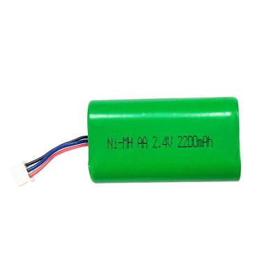 China Benutzerdefinierte Nickel-Wiederaufladbare Batterie 2200mah 2.4v Nimh Batteriepaket RoHS zu verkaufen