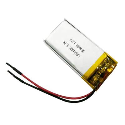 China OEM Lithium-Ionen-Polymer-Batterie Wasserdicht Li-Ionen-Batterie 3,7 V 350mah wiederaufladbar zu verkaufen