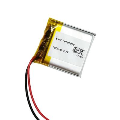 중국 맞춤형 리오온 폴리머 배터리 600mAh 3.7V 500mah 재충전 배터리 판매용