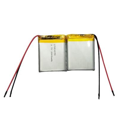 China OEM 3.7v 2000mah LiPo-batterij Power Lithium Ion Polymer oplaadbare batterij Te koop