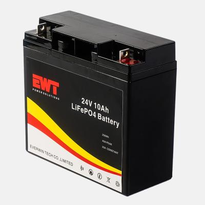 China Lithium LiFePO4 25.6V Battery IFR26650 25.6V 10Ah Lithium Iron Phosphate Battery Pack for sale