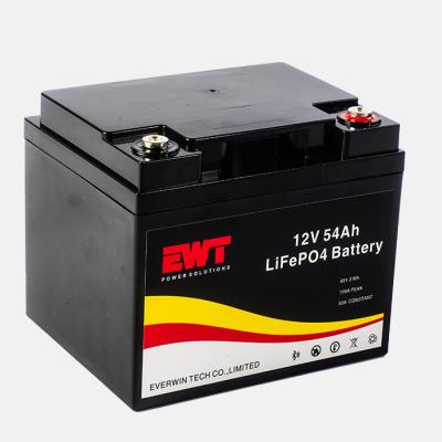 Chine LiFePO4 batterie au lithium 12,8 V 54 Ah batterie au lithium fer phosphate à vendre