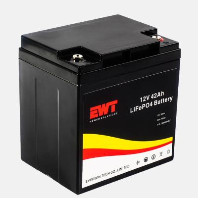 Cina IFR32700 12V LiFePO4 batteria al litio 12V 42Ah batteria al litio ferro fosfato in vendita