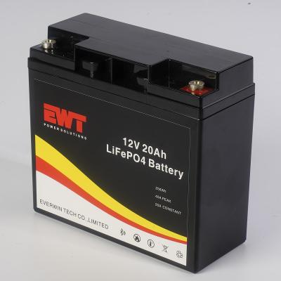 China Ersatzleitsäure-Batterien 12V 20AH Lithium-Eisen-Phosphor-Batterie-Pack zu verkaufen