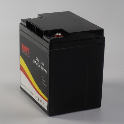 China Tragbare UPS-Batterie mit hoher Kapazität 24V IFR32700 18Ah Lifepo4-Batterie mit schneller Aufladung zu verkaufen