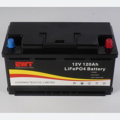 中国 12V 120Ah LiFePO4 バッテリー パック エネルギー 貯蔵 充電可能な名義電圧 12V 販売のため