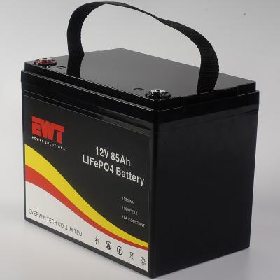 China Sistema de energía de respaldo de EWT LiFepo4 12v 85ah en venta