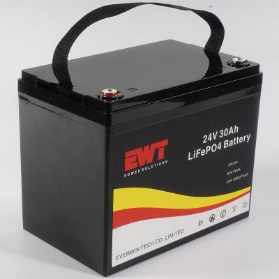 China 24V 30AH Lifepo4thium Bateria Pack Para Scooter Elétrico à venda