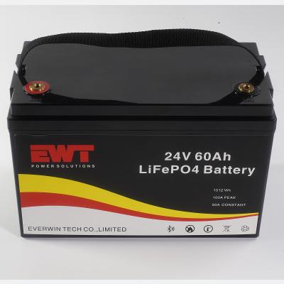 China Lifepo4 Bicicleta Elétrica Energia 24V Bateria Pacote personalizado para empilhadeira à venda