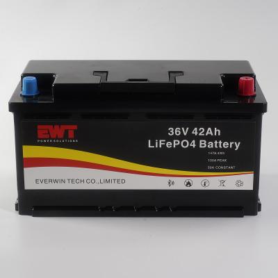 Китай Solid Quality Case LFP 36V 42AH Li-FePo4 Battery Pack Supply For Electric Boat Equipment продается