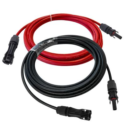 China Power Customized Solar Cable Harness IP68 Waterproof 1000V Twin Extension Cable With PV Connector Male + Female for sale