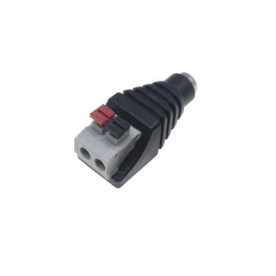 China audio & Video Male and Female DC Power Jack for CCTV Camera DC Plug 5.5mm x 2.1mm Male DC Power Female Socket Adapter for sale