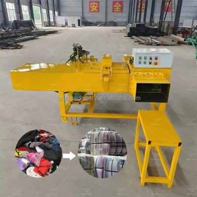 China Todo automático 7.5kw Pesado hidráulico Ropa usada Trapeos Máquina de embalaje Máquina de embalaje en venta