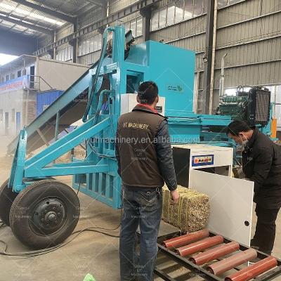 China Silage Grass Forage High Safety Level Rice Wheat Corn Straw Hydraulic Baler Grass Bale for sale