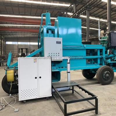 China 3200 KG Capacity Square Baler for Wood Sawdust Integration Baler Machines for sale